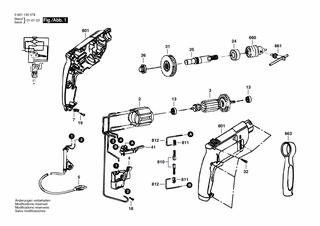 BOSCH Zylinderschraube M3x6,5-4.8 | Ersatzteile für GBM 10 RE | 2603410001