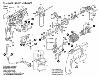 BOSCH Druckplatte | Ersatzteile f�r HD6870 TYPE 1 | 2601074003