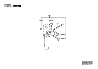 BOSCH Leitungshalter | Ersatzteile f�r GBM 13-2 RE | 2601035001