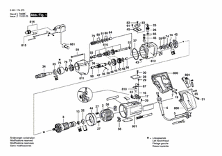 BOSCH Welle Mit Zahnrad | Ersatzteile für GSB 30-2 | F000635514