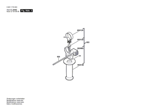 BOSCH Tiefenanschlag SW 6x210 MM | Ersatzteile f�r GSB 18-2 | 1613001009