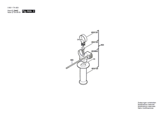 BOSCH Tiefenanschlag SW 6x210 MM | Ersatzteile f�r GSB 18-2 RE | 1613001009