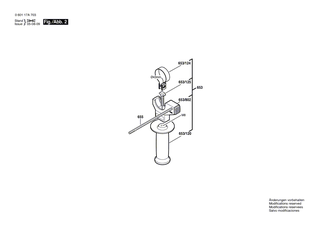 BOSCH Tiefenanschlag SW 6x210 MM | Ersatzteile f�r GSB 18-2 RE | 1613001009