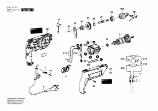 BOSCH Kohlebürste | Ersatzteile für GSB 13 | 9618086870