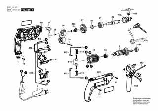 BOSCH Kohlebürste | Ersatzteile für GSB 13 RE | 9618089982