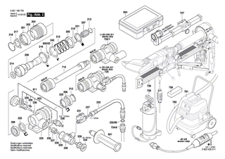 BOSCH Bohrspindel | Ersatzteile für GDB 1600 WE | 3606135006