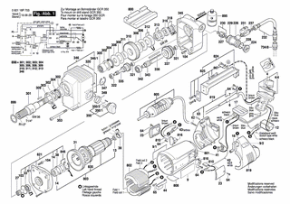 BOSCH Schieberad | Ersatzteile für GDB 2500 WE | 3609201557