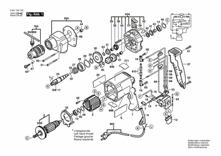 BOSCH Kohlebürstensatz | Ersatzteile für GSB 18 RE | 2604321905