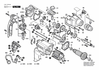BOSCH Schaftschraube | Ersatzteile für GSB 20-2 RE | 2603435085