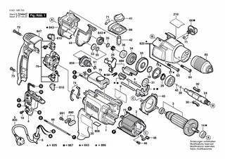 BOSCH Luftleitblech | Ersatzteile für GSB 20-2 RCE | 2600148008