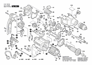 BOSCH Tülle | Ersatzteile für GSB 20-2 RET | 2600707072