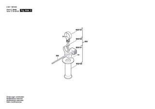 BOSCH Tülle | Ersatzteile für GSB 20-2 RET | 2600707072