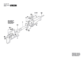 BOSCH Schrumpfschlauch | Ersatzteile f�r GGS 16 | 3600707043