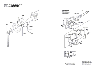 BOSCH Scheibenfeder DIN 6888-4x5-ST60-2 | Ersatzteile für GGS 6 S | 1900023006