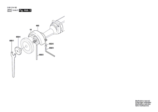 BOSCH Spindellager | Ersatzteile f�r GGS 6 S | 3605806084