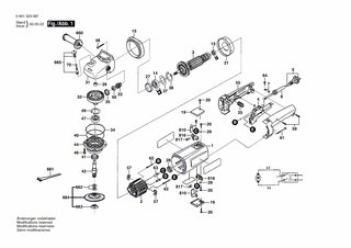 BOSCH Ersatzteil | Ersatzteile für GWS 12 U | 9618086834