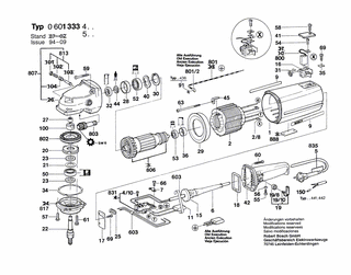 BOSCH Typschild | Ersatzteile für Winkelschleifer | 160111A3H3
