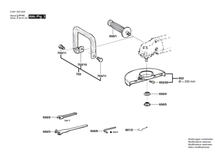 BOSCH Zusatzhandgriff M14, �37x115 MM SCHWARZ | Ersatzteile f�r Winkelschleifer | 1602025030