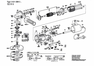 BOSCH Typschild | Ersatzteile fr Winkelschleifer | 160111A3H3