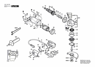 BOSCH Typschild | Ersatzteile fr 1346 A | 3601119595