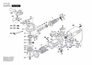 BOSCH Luftleitring | Ersatzteile für GWS 7-115 | 1601328005