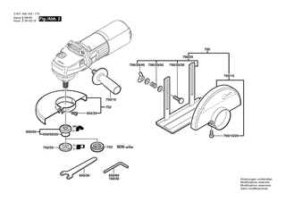 BOSCH Motorgehäuse | Ersatzteile für GWS 7-125 | 16051082CC