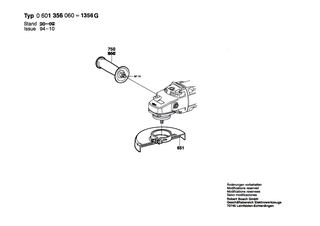 BOSCH B�rstenhalter | Ersatzteile f�r 1 356 G | 1604336021