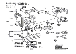 BOSCH Aderendhülse | Ersatzteile für GWS 24-180 | 3604477009