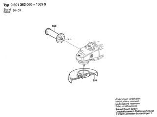 BOSCH Dichtring | Ersatzteile f�r 1362 G | 1600290020