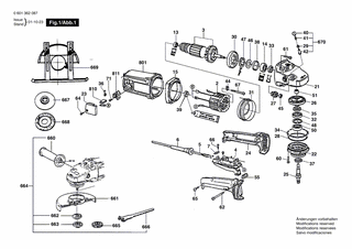 BOSCH Lagerflansch | Ersatzteile fr GWS 23-230 | 9618086677