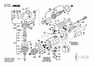 BOSCH Lagerflansch | Ersatzteile für GBO 12 | 3607000108