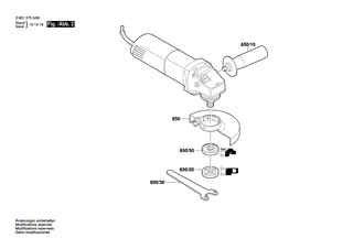 BOSCH L�fter | Ersatzteile f�r GWS 6-100 S | 1606610141