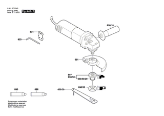 BOSCH Lüfter | Ersatzteile für GWS 660 | 1606610141
