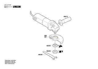 BOSCH Befestigungsschelle | Ersatzteile f�r GWS 6-100 | 1601302017