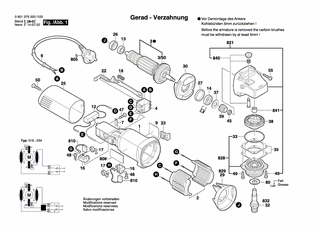 BOSCH Getriebegehäuse | Ersatzteile für GWS 6-125 | 1605806466