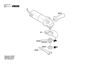 BOSCH Gummiring | Ersatzteile f�r GWS 6-125 | 1600206025