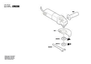 BOSCH Schaltergriff SCHWARZ | Ersatzteile f�r GWS 5-100 | 1602026068