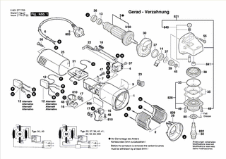 BOSCH Spiralfeder | Ersatzteile für GWS 850 C | 1604652013