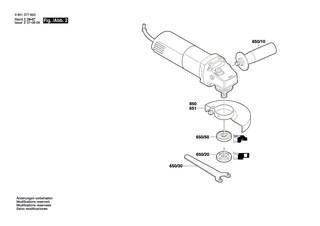 BOSCH Befestigungsschelle | Ersatzteile für GWS 8-100 CE | 1601302017