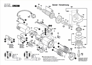 BOSCH Rillenkugellager | Ersatzteile für GWS 8-100 CE | 1619P11240