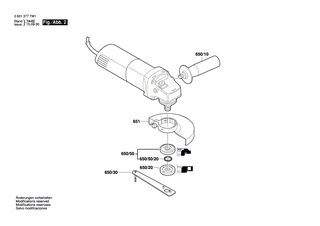 BOSCH B�rstenhalter | Ersatzteile f�r GWS 8-125 CE | 1619P01811