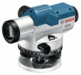 BOSCH Optisches Nivelliergerät GOL 32 G, mit Stativ BT 160, Nivellierlatte GR 500