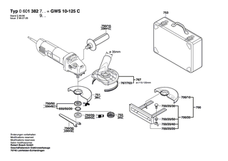BOSCH Tülle Ø6,4-Ø7,2x67 MM | Ersatzteile für GWS 10-125 C | 1600703030