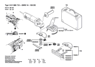BOSCH Tülle Ø6,4-Ø7,2x67 MM | Ersatzteile für Winkelschleifer | 1600703030