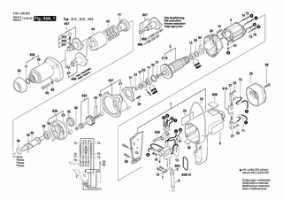 BOSCH Antriebswelle | Ersatzteile für GDS 18-E | 2603124002
